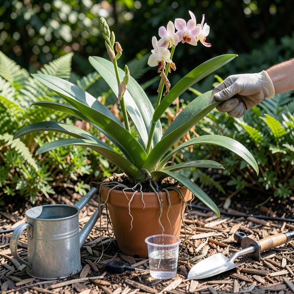 How Much Water Do I Need to Give Outdoor Orchids a Day: Exact Milliliters by Species and Climate Zones