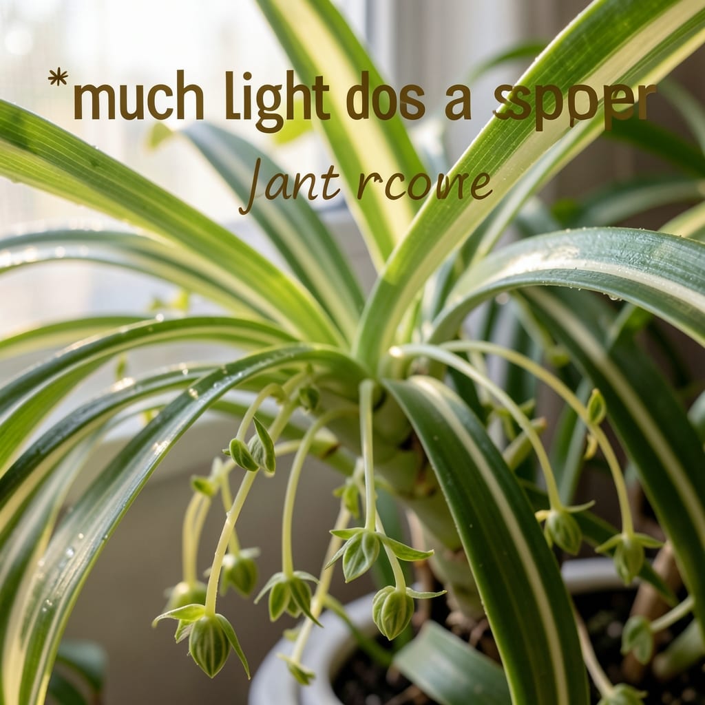 How Much Light Do Spider Plants Require: Thriving in Bright Indirect Sunlight (Not Direct)