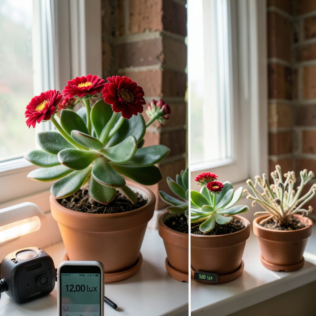 How Much Light Does a Kalanchoe Plant Need: Bright Indirect Sun for Thriving Blooms