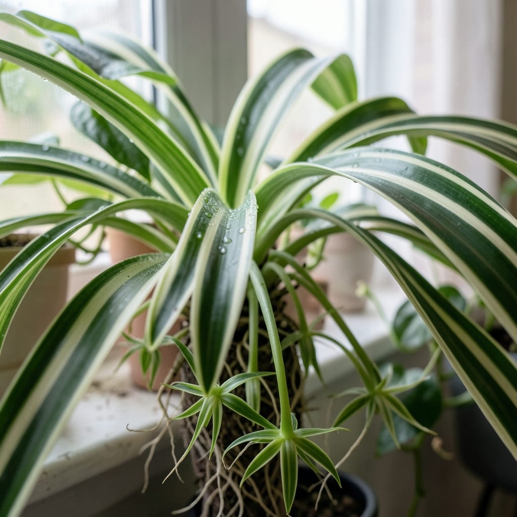 How Much Light Does a Spider Plant Need: Thriving in 4-6 Hours of Bright, Indirect Sun Daily