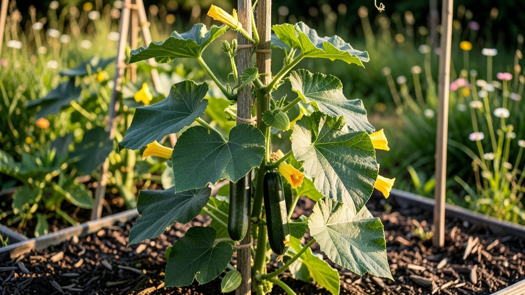 How Tall Will Zucchini Grow Vertically: Trellis Training Secrets for Compact Gardens