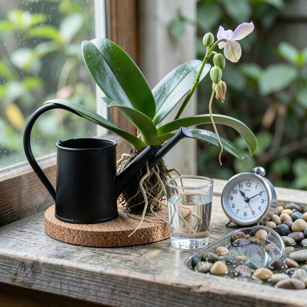 How Often to Water Mounted Orchids: Adjust Frequency by Season and Root Color