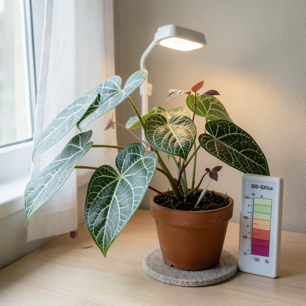How Much Light Does a Nerve Plant Need: Exact Hours for Stunning Variegation