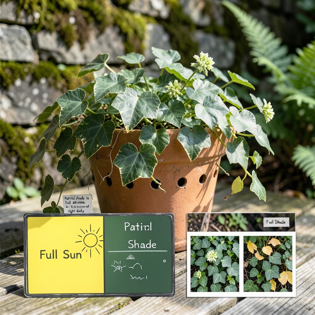 How Much Light Does an Ivy Plant Need: Thriving in Low to Medium Indirect Sunlight