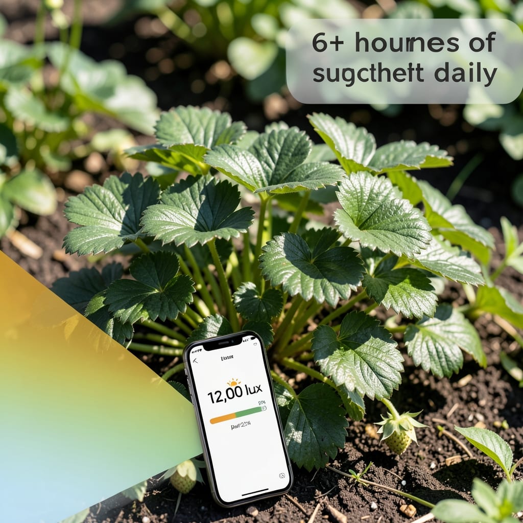 How Much Light Do Strawberry Plants Need: Sunlight Hours by Variety for Maximum Fruit